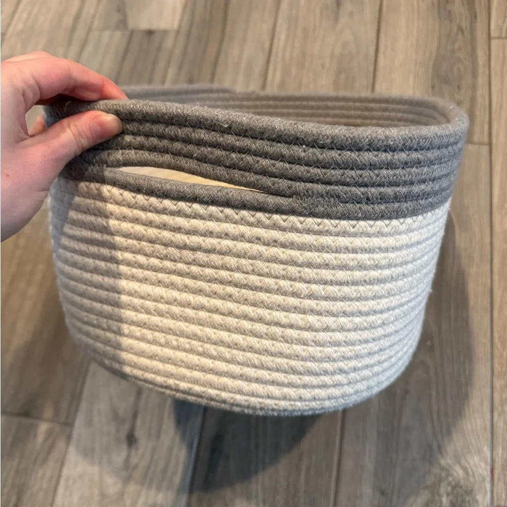 Container Store Kawaii Cotton Rope Storage Bin